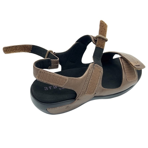 Aravon by New Balance Women's Katy Leather Sz 8 Bronze NWOT Removable Insole - Picture 3 of 7